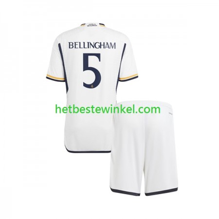 Real Madrid Jude Bellingham 5 Voetbalshirts Kind Thuis 2023-24